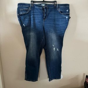 NWT Ava &Viv mid-rise skinny jeans 26W